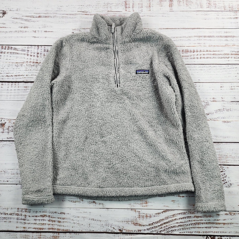 Patagonia Los Gatos Fleece 1/4 Zip Pullover Women's Gray Size M 25236